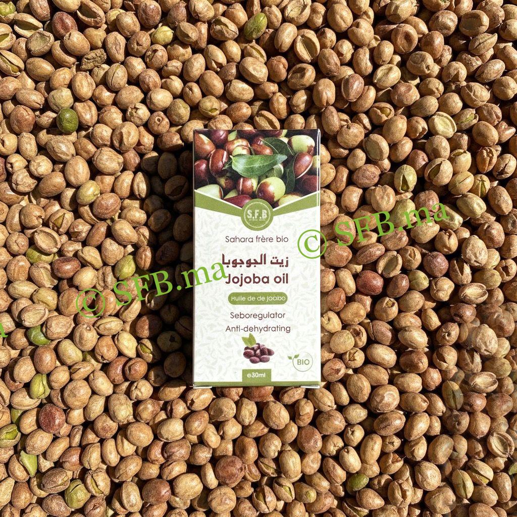 زيت الجوجوبا – الترطيب والتغذية الطبيعية للبشرة والشعر | SFB زيت الجوجوبا الطبيعي لترطيب البشرة وتغذية الشعر بعمق | منتجات طبيعية من SFB
