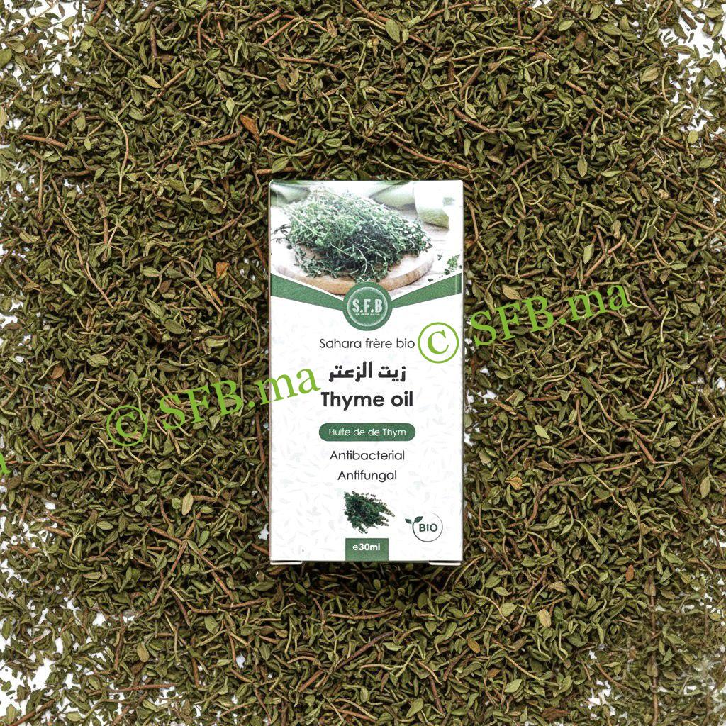 زيت الزعتر – العناية الطبيعية بالشعر وفوائد صحية متعددة | SFB زيت الزعتر الطبيعي لتقوية الشعر وفروة الرأس وتعزيز الصحة | منتجات طبيعية من SFB