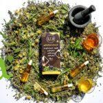 خل الأعشاب الطبيعي لعلاج القشرة والثعلبة وتساقط الشعر وإنباته ولمعانه | مستخلص من الأعشاب والزيوت النباتية | منتجات SFB