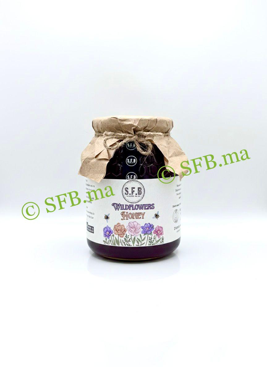 عسل الجبال الطبيعي (Wildflower Honey) – منتج أصلي من SFB عسل الجبال الطبيعي عسل الزهور البرية من SFB غني بالعناصر الغذائية وطعم طبيعي مميز